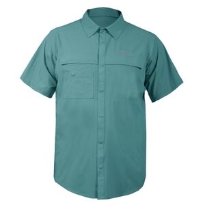 Grundens Hooksetter Long Sleeve Technical Shirt Large NWOT Snap Closure